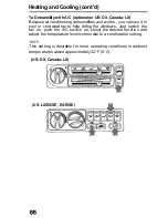 Предварительный просмотр 66 страницы Honda 1993 Accord Coupe Owner'S Manual