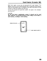 Предварительный просмотр 69 страницы Honda 1993 Accord Coupe Owner'S Manual