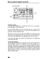 Предварительный просмотр 88 страницы Honda 1993 Accord Coupe Owner'S Manual