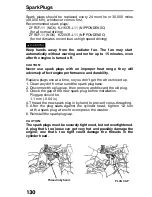 Предварительный просмотр 130 страницы Honda 1993 Accord Coupe Owner'S Manual