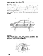 Предварительный просмотр 146 страницы Honda 1993 Accord Coupe Owner'S Manual