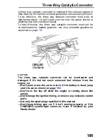 Предварительный просмотр 165 страницы Honda 1993 Accord Coupe Owner'S Manual