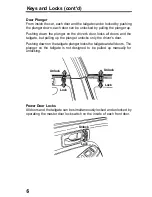 Предварительный просмотр 6 страницы Honda 1993 Accord Wagon Online Reference Owner'S Manual