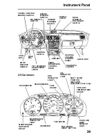 Предварительный просмотр 39 страницы Honda 1993 Accord Wagon Online Reference Owner'S Manual