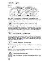 Предварительный просмотр 42 страницы Honda 1993 Accord Wagon Online Reference Owner'S Manual