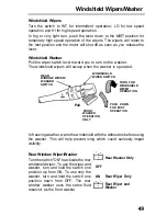 Предварительный просмотр 49 страницы Honda 1993 Accord Wagon Online Reference Owner'S Manual