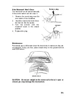 Предварительный просмотр 71 страницы Honda 1993 Accord Wagon Online Reference Owner'S Manual