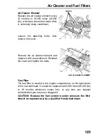 Предварительный просмотр 123 страницы Honda 1993 Accord Wagon Online Reference Owner'S Manual