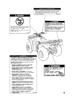 Предварительный просмотр 15 страницы Honda 1993 TRX300 FW Owner'S Manual