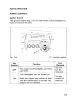 Предварительный просмотр 19 страницы Honda 1993 TRX300 FW Owner'S Manual