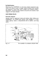 Предварительный просмотр 50 страницы Honda 1993 TRX300 FW Owner'S Manual