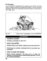 Предварительный просмотр 52 страницы Honda 1993 TRX300 FW Owner'S Manual