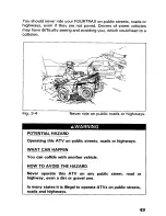 Предварительный просмотр 55 страницы Honda 1993 TRX300 FW Owner'S Manual