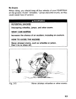 Предварительный просмотр 59 страницы Honda 1993 TRX300 FW Owner'S Manual