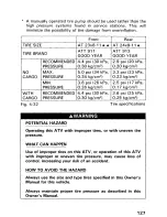 Предварительный просмотр 133 страницы Honda 1993 TRX300 FW Owner'S Manual