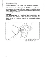 Preview for 30 page of Honda 1993 TRX300FW Fourtrax 300 4x4 Owner'S Manual