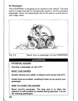 Preview for 52 page of Honda 1993 TRX300FW Fourtrax 300 4x4 Owner'S Manual