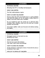 Preview for 91 page of Honda 1993 TRX300FW Fourtrax 300 4x4 Owner'S Manual