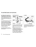 Предварительный просмотр 7 страницы Honda 1994 Accord Sedan Owner'S Manual