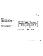 Предварительный просмотр 76 страницы Honda 1994 Accord Sedan Owner'S Manual