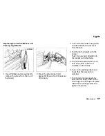 Предварительный просмотр 169 страницы Honda 1994 Accord Sedan Owner'S Manual