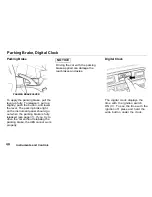 Предварительный просмотр 61 страницы Honda 1994 Accord Wagon Reference Owner'S Manual