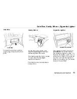 Предварительный просмотр 64 страницы Honda 1994 Accord Wagon Reference Owner'S Manual