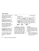 Предварительный просмотр 76 страницы Honda 1994 Accord Wagon Reference Owner'S Manual