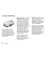 Предварительный просмотр 111 страницы Honda 1994 Accord Wagon Reference Owner'S Manual