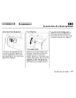 Предварительный просмотр 42 страницы Honda 1994 Civic Online Reference Owner'S Manual