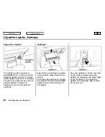 Предварительный просмотр 61 страницы Honda 1994 Civic Online Reference Owner'S Manual