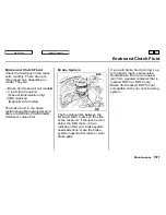 Предварительный просмотр 131 страницы Honda 1994 Civic Online Reference Owner'S Manual