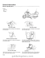 Предварительный просмотр 5 страницы Honda 1994 GoldWing GL1500 Service Manual