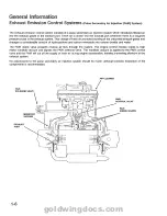 Предварительный просмотр 7 страницы Honda 1994 GoldWing GL1500 Service Manual