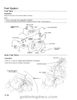 Предварительный просмотр 76 страницы Honda 1994 GoldWing GL1500 Service Manual