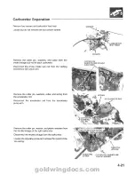 Предварительный просмотр 81 страницы Honda 1994 GoldWing GL1500 Service Manual