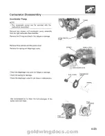 Предварительный просмотр 83 страницы Honda 1994 GoldWing GL1500 Service Manual