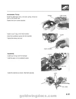 Предварительный просмотр 91 страницы Honda 1994 GoldWing GL1500 Service Manual