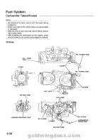 Предварительный просмотр 94 страницы Honda 1994 GoldWing GL1500 Service Manual