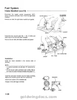 Предварительный просмотр 98 страницы Honda 1994 GoldWing GL1500 Service Manual