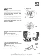 Предварительный просмотр 101 страницы Honda 1994 GoldWing GL1500 Service Manual