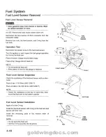 Предварительный просмотр 104 страницы Honda 1994 GoldWing GL1500 Service Manual