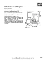 Предварительный просмотр 107 страницы Honda 1994 GoldWing GL1500 Service Manual