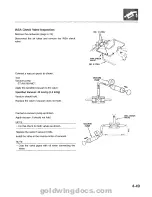 Предварительный просмотр 109 страницы Honda 1994 GoldWing GL1500 Service Manual