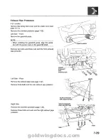 Предварительный просмотр 192 страницы Honda 1994 GoldWing GL1500 Service Manual