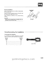 Предварительный просмотр 219 страницы Honda 1994 GoldWing GL1500 Service Manual