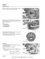 Предварительный просмотр 245 страницы Honda 1994 GoldWing GL1500 Service Manual