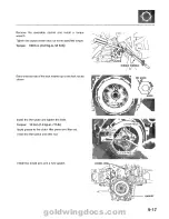 Предварительный просмотр 248 страницы Honda 1994 GoldWing GL1500 Service Manual