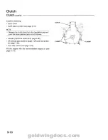 Предварительный просмотр 249 страницы Honda 1994 GoldWing GL1500 Service Manual