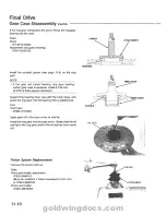 Предварительный просмотр 289 страницы Honda 1994 GoldWing GL1500 Service Manual